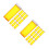 40Pcs Durable Yellow Travel Pill Case Plastic Small Medicine Container 7