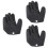 3Pièces Gants Pêche Antidérapants Faciles À Transporter Noir 7