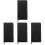 4Pcs Black PU Daily Planner Notepad Office Organizer Journal 4