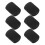 18Pcs Black Wooden Guitar Tuning Peg Buttons Square Handle Classical 1