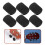 18Pcs Black Wooden Guitar Tuning Peg Buttons Square Handle Classical 10
