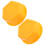 4Pcs Yellow Plastic Nut Caps for Playground Hardware Accessories 2