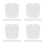 40Pcs PP Material Boot Shaper for Tall Boots Over Knee White 4