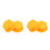 4Pcs Yellow Plastic Nut Caps for Playground Hardware Accessories 8