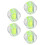 5Pcs Portable Acrylic Bubble Green Compact Leveler Tool 8