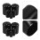 240Pcs Rubber Screw Caps Black Protective End Covers for Bolts Threads 11