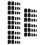 240Pcs Rubber Screw Caps Black Protective End Covers for Bolts Threads 10