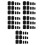240Pcs Rubber Screw Caps Black Protective End Covers for Bolts Threads 4