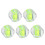 5Pcs Portable Acrylic Bubble Green Compact Leveler Tool 9