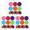 72Pcs Nylon Carpet Spots Round for Educational Kids Games 7