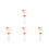 4Pcs Portable Plastic Circle Cutter Tool Adjustable for Card & Paper 7