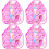 4Stk Kinder Malkittel Aus Polyester Mit Langem Arm Und 7