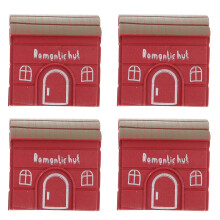 20Pcs Plastic Miniature Houses for Garden Party Decor