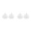 4Sets Farbpalette Transparent Nail Art Farbschleier 9