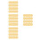 80Pcs Golden ABS Planner Discs Easy Book Binding Rings 8