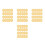80Pcs Golden ABS Planner Discs Easy Book Binding Rings 7