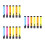 18Pcs Child Chalk Holder Plastic Chalk Storage Clips Assorted Colors 8