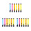 18Pcs Child Chalk Holder Plastic Chalk Storage Clips Assorted Colors 5