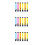 18Pcs Child Chalk Holder Plastic Chalk Storage Clips Assorted Colors 4