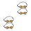 4Stk Golden Herren Vorgebunden Schmuckbrosche 7