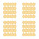 80Pcs Golden ABS Planner Discs Easy Book Binding Rings 9