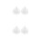 4Sets Farbpalette Transparent Nail Art Farbschleier 6