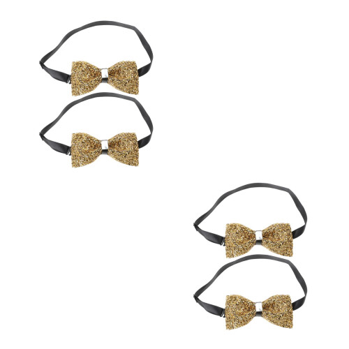4Stk Golden Herren Vorgebunden Schmuckbrosche 2