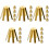 25Stk Golfschäfte Messing Adapter Shims Golf Zubehör Gold 4