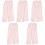 5Pcs Assorted Color Breathable Patient Pants Washable Nursing Trouser 5
