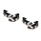 2Paare Glitzer Schuhe Strap Tanzschuhe 9