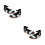 2Paare Glitzer Schuhe Strap Tanzschuhe 3