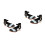 2Paare Glitzer Schuhe Strap Tanzschuhe 4