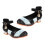 2Paare Glitzer Schuhe Strap Tanzschuhe 2