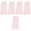 5Pcs Assorted Color Breathable Patient Pants Washable Nursing Trouser 6