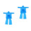 6Sets Transparenter Regenschutz Skyblue Regenjacke Herren Mit 5