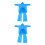 6Sets Transparenter Regenschutz Skyblue Regenjacke Herren Mit 7