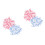400Stk Mini Baby Shower Bunt 3