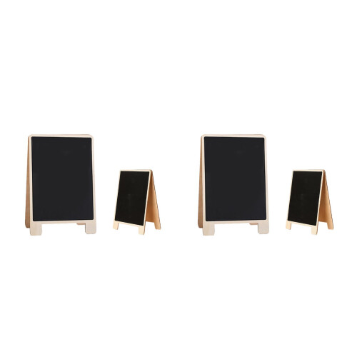 4Stk Robuste Holz Kreidetafel Mit Ideal Für Botschaften 2