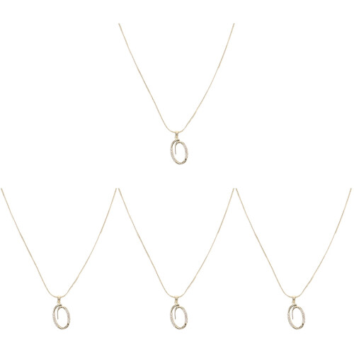 4Stk Modeschmuck Kupfer Für Frauen 1