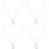 4Stk Modeschmuck Kupfer Für Frauen 5