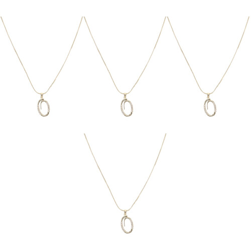4Stk Modeschmuck Kupfer Für Frauen 2