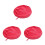 3Pièces Bouteille Réutilisable Flanelle Rose Chaud Sécurisé 6