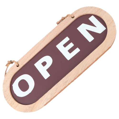 4Stk Robustes Holz Open Closed Schild Doppelseitig Für Tür