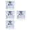 4Stk WiFi Passwort Schild Wandaufkleber 6