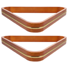 10Stk Stabiles Gelbes Holz Rack Für Snooker Und Pool Billiard