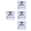 4Stk WiFi Passwort Schild Wandaufkleber 9