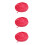 3Pièces Bouteille Réutilisable Flanelle Rose Chaud Sécurisé 10