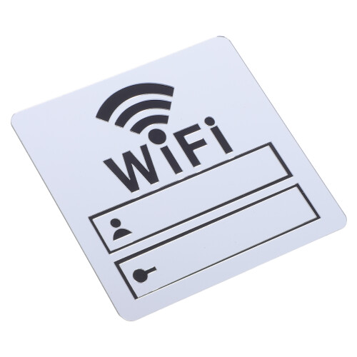 4Stk WiFi Passwort Schild Wandaufkleber 1