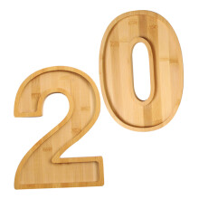 10Stk Holz Charcuterie 20 Nummeriert Für Party Snacks Hellgelb