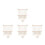 4Stk Makramee Wandnetz Für Plüschtiere Beige Kinderzimmer Organizer 9